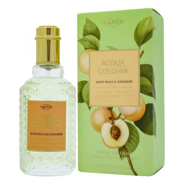 4711 Acqua Colonia White Peach & Coriander, cologne, 50ml